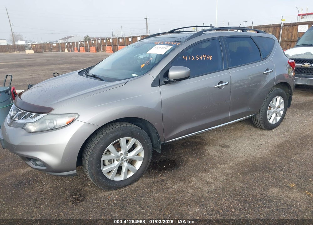 2011 NISSAN MURANO SL VIN: JN8AZ1MW1BW170368