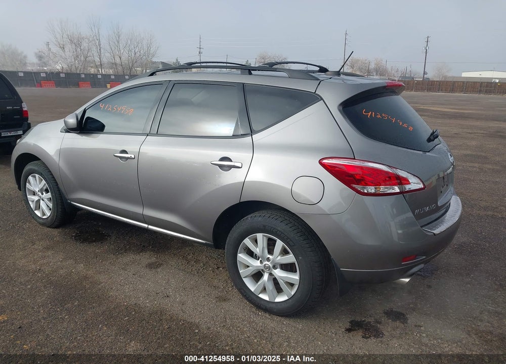 2011 NISSAN MURANO SL VIN: JN8AZ1MW1BW170368