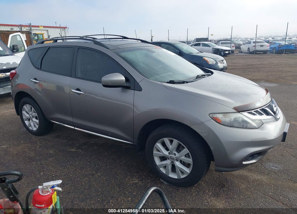 2011 NISSAN MURANO SL VIN: JN8AZ1MW1BW170368