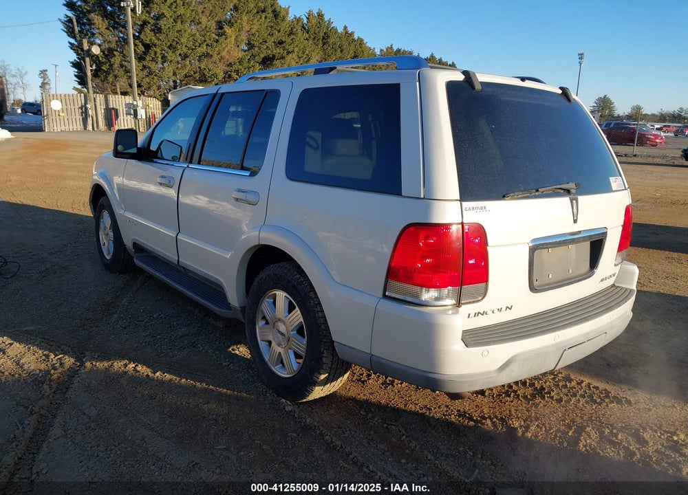 2003 LINCOLN AVIATOR VIN: 5LMEU78HX3ZJ09698