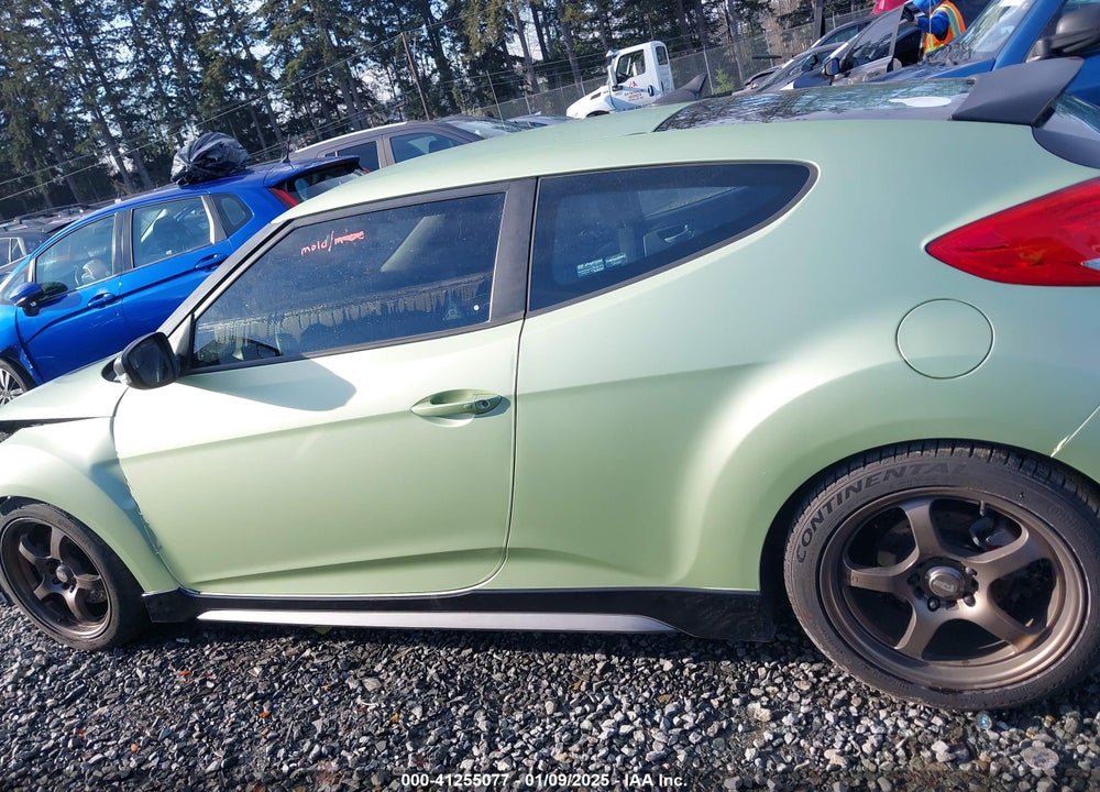 2014 HYUNDAI VELOSTER TURBO W/BLACK VIN: KMHTC6AE6EU192408