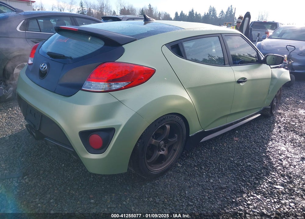 2014 HYUNDAI VELOSTER TURBO W/BLACK VIN: KMHTC6AE6EU192408