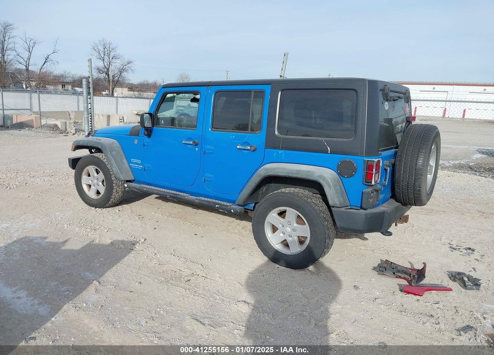 2011 JEEP WRANGLER UNLIMITED VIN: 1J4HA3H11BL567201