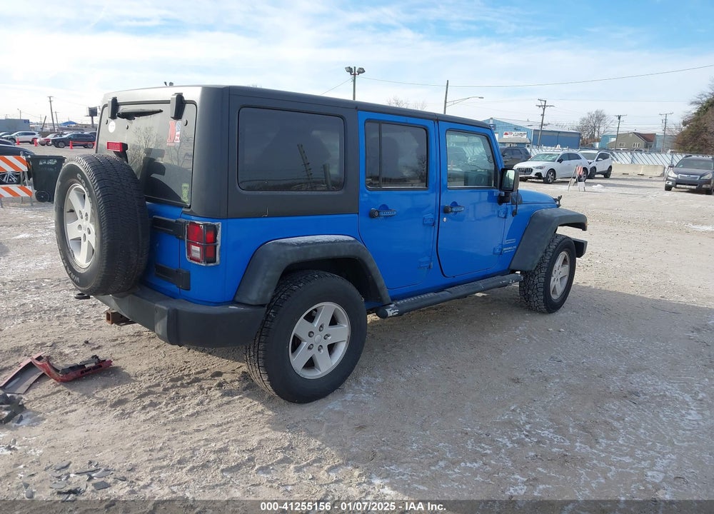 2011 JEEP WRANGLER UNLIMITED VIN: 1J4HA3H11BL567201