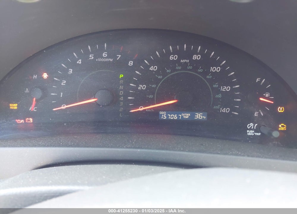 2008 TOYOTA CAMRY LE VIN: 4T1BE46K58U209924