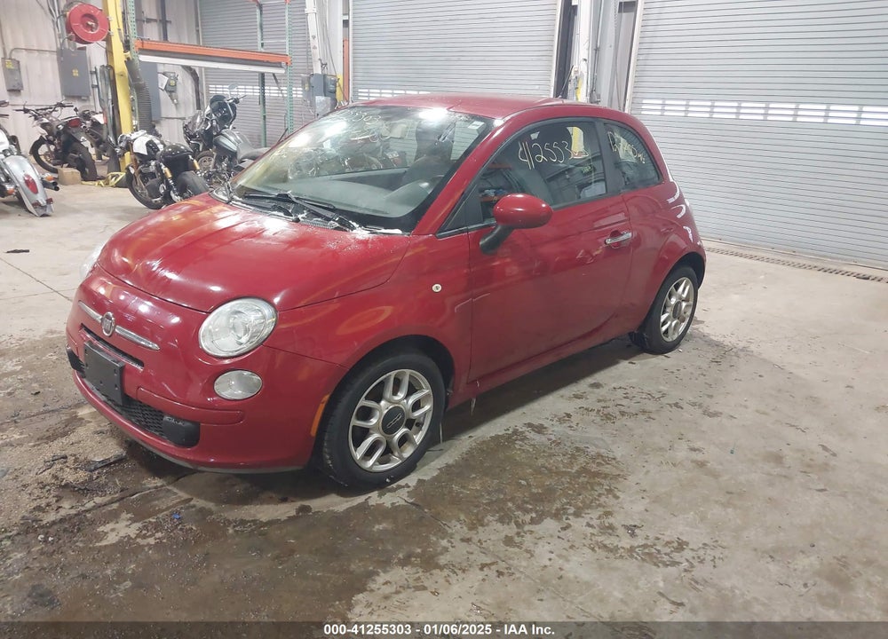 2012 FIAT 500 POP VIN: 3C3CFFAR3CT125355