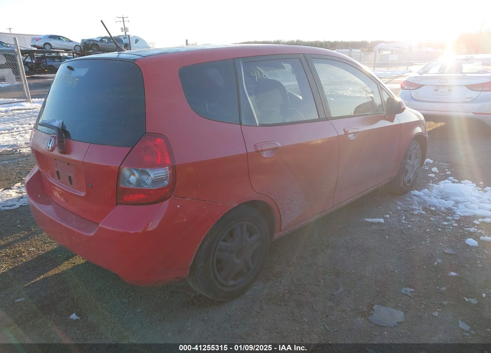 2008 HONDA FIT VIN: JHMGD38408S003278