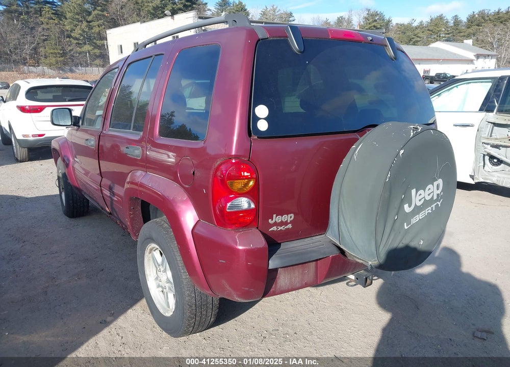 2002 JEEP LIBERTY LIMITED EDITION VIN: 1J4GL58K72W283791