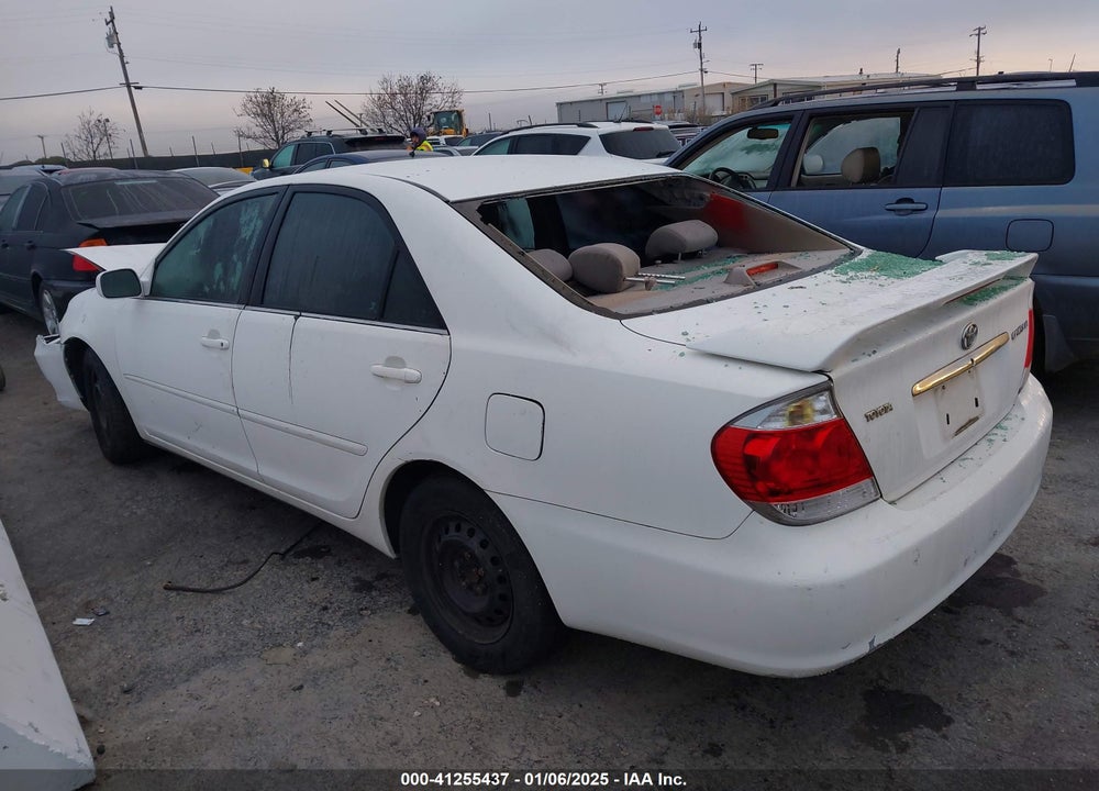 2005 TOYOTA CAMRY LE VIN: 4T1BE32K55U387716