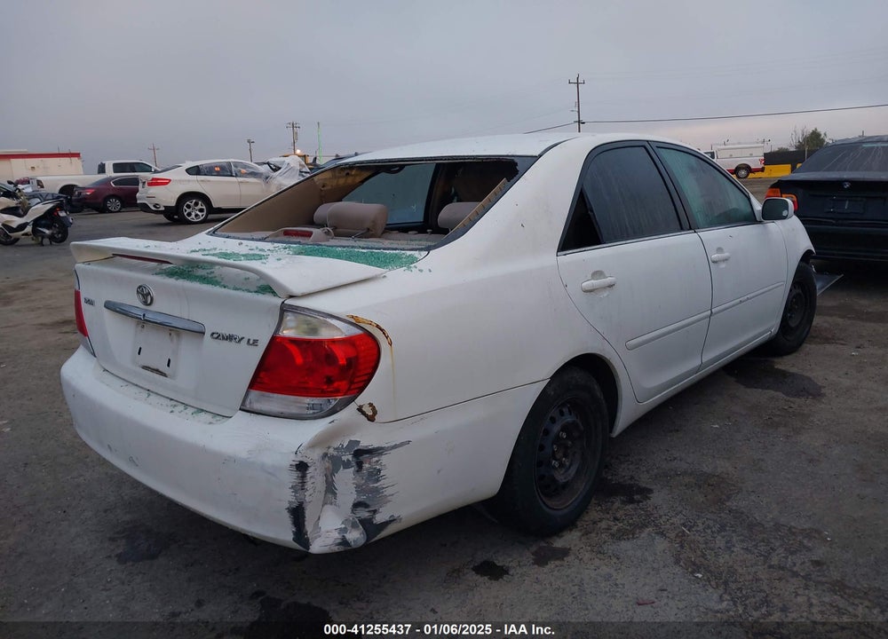 2005 TOYOTA CAMRY LE VIN: 4T1BE32K55U387716