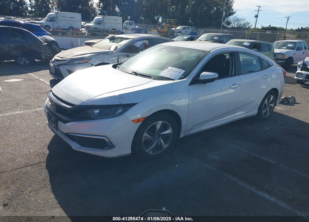 2020 HONDA CIVIC LX VIN: 2HGFC2F60LH545769