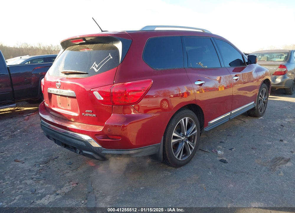 2018 NISSAN PATHFINDER PLATINUM VIN: 5N1DR2MM8JC662369