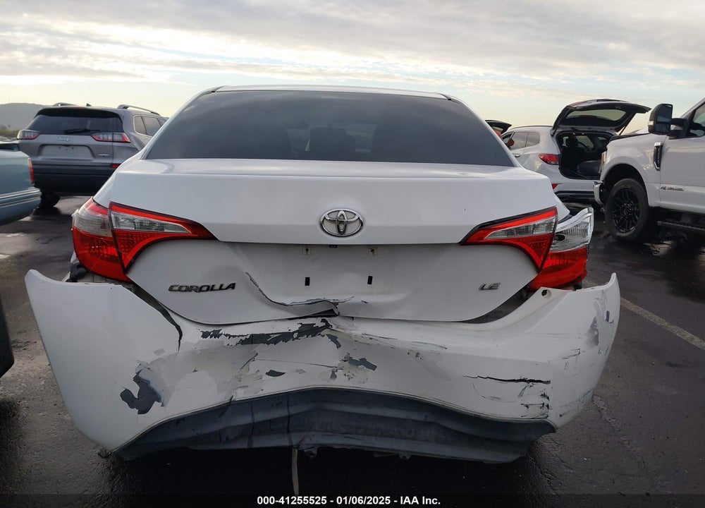 2014 TOYOTA COROLLA LE VIN: 2T1BURHE1EC038206