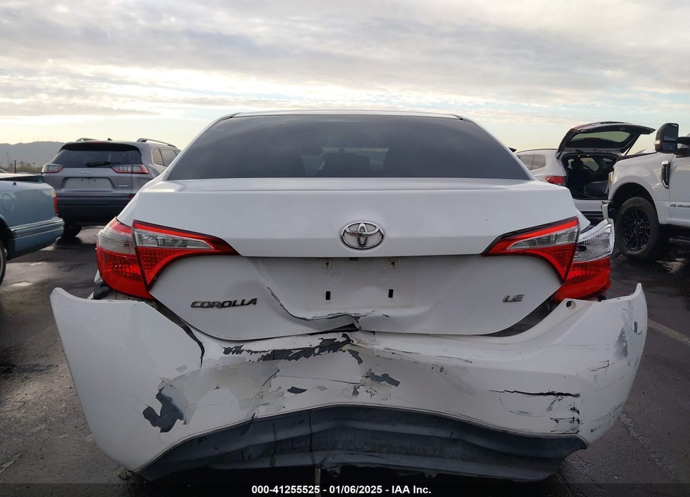 2014 TOYOTA COROLLA LE VIN: 2T1BURHE1EC038206