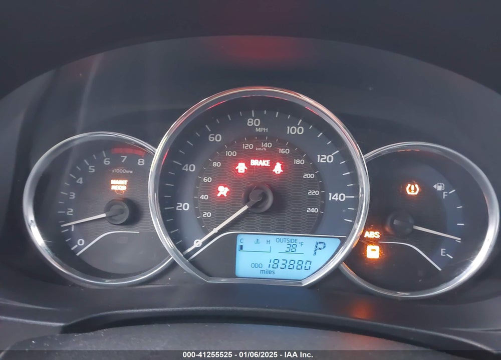 2014 TOYOTA COROLLA LE VIN: 2T1BURHE1EC038206