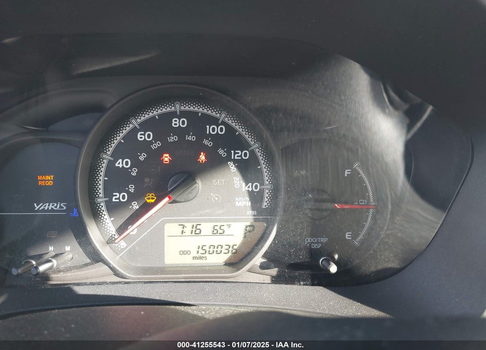 2015 TOYOTA YARIS L VIN: VNKKTUD34FA042256
