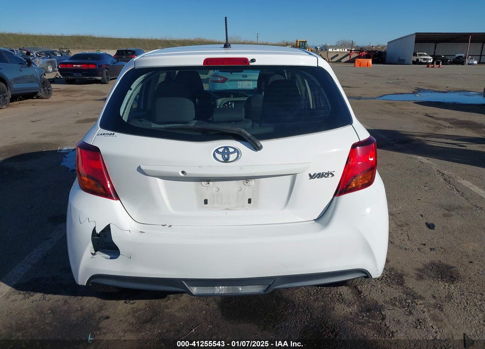 2015 TOYOTA YARIS L VIN: VNKKTUD34FA042256