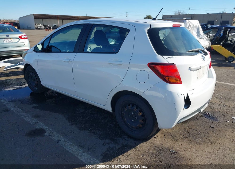 2015 TOYOTA YARIS L VIN: VNKKTUD34FA042256