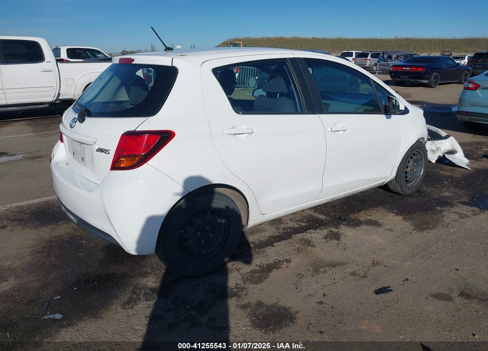2015 TOYOTA YARIS L VIN: VNKKTUD34FA042256