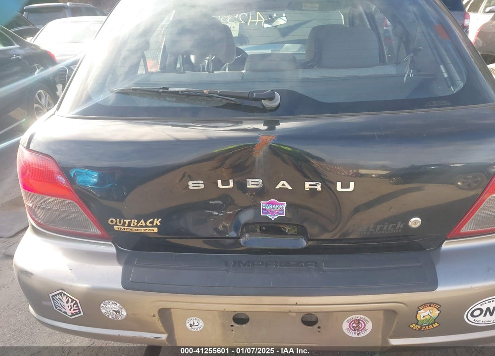 2002 SUBARU IMPREZA OUTBACK SPORT VIN: JF1GG68572H825346