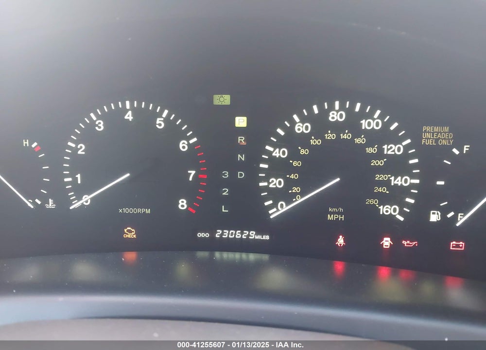 1996 LEXUS LS 400 VIN: JT8BH22F5T0047509