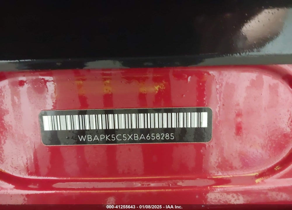 2011 BMW 328 VIN: WBAPK5C5XBA658285