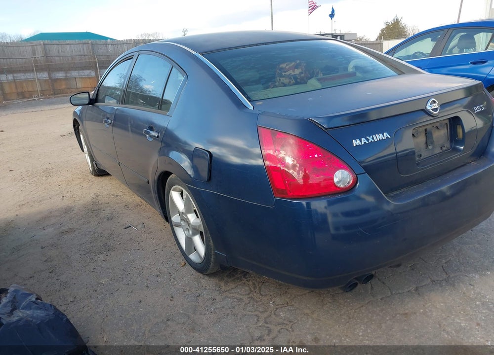 2006 NISSAN MAXIMA VIN: 1N4BA41E66C819325