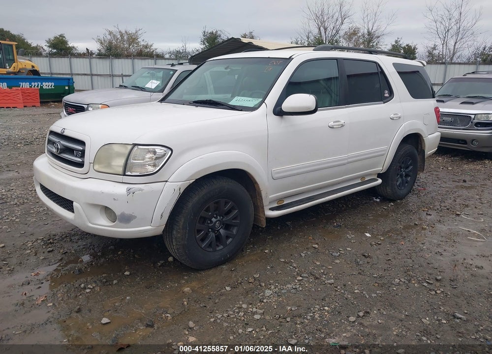 2002 TOYOTA SEQUOIA SR5 V8 VIN: 5TDZT34A32S134438