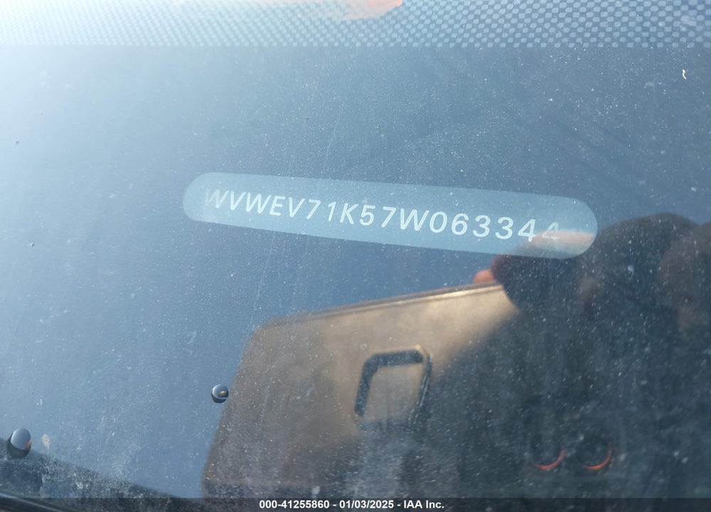 2007 VOLKSWAGEN GTI 2-DOOR VIN: WVWEV71K57W063344