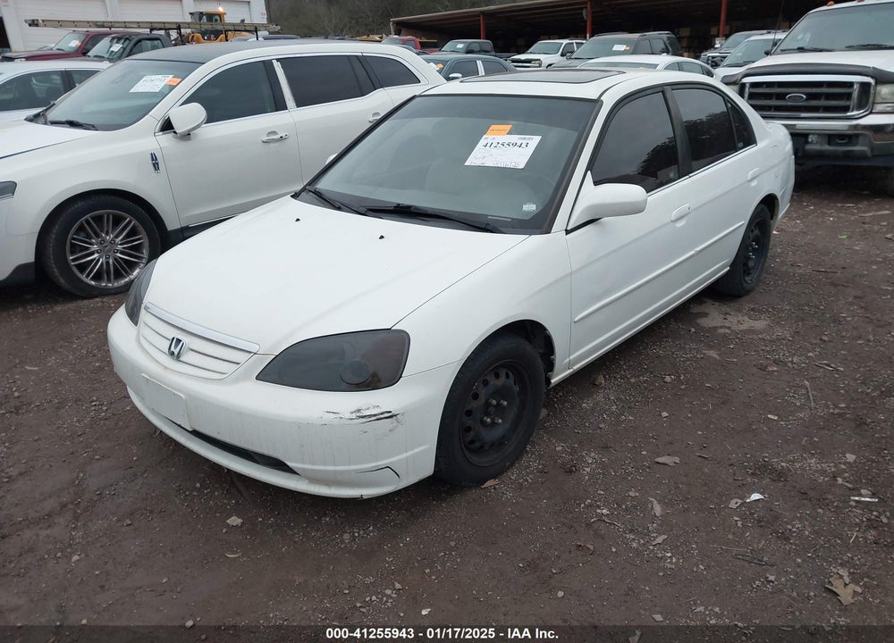 2002 HONDA CIVIC EX VIN: 1HGES26762L079841