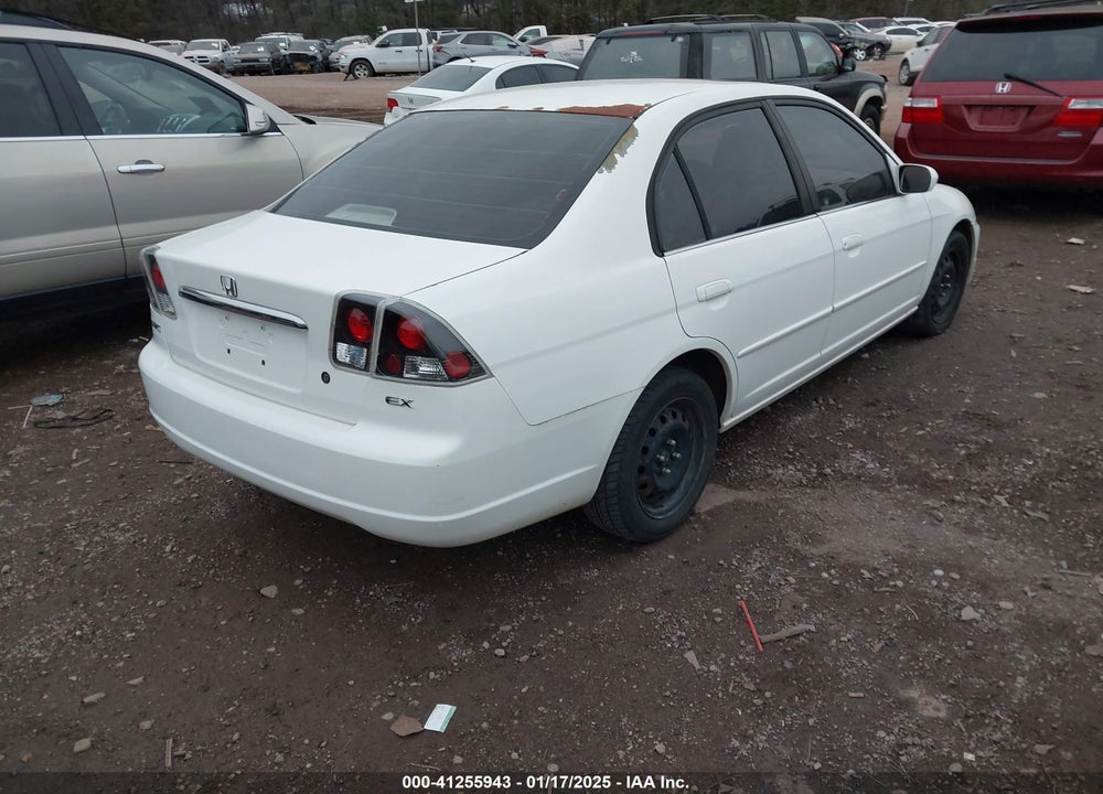 2002 HONDA CIVIC EX VIN: 1HGES26762L079841