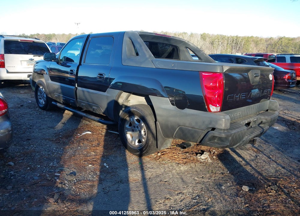 2003 CHEVROLET AVALANCHE 1500 VIN: 3GNEK13T53G133517