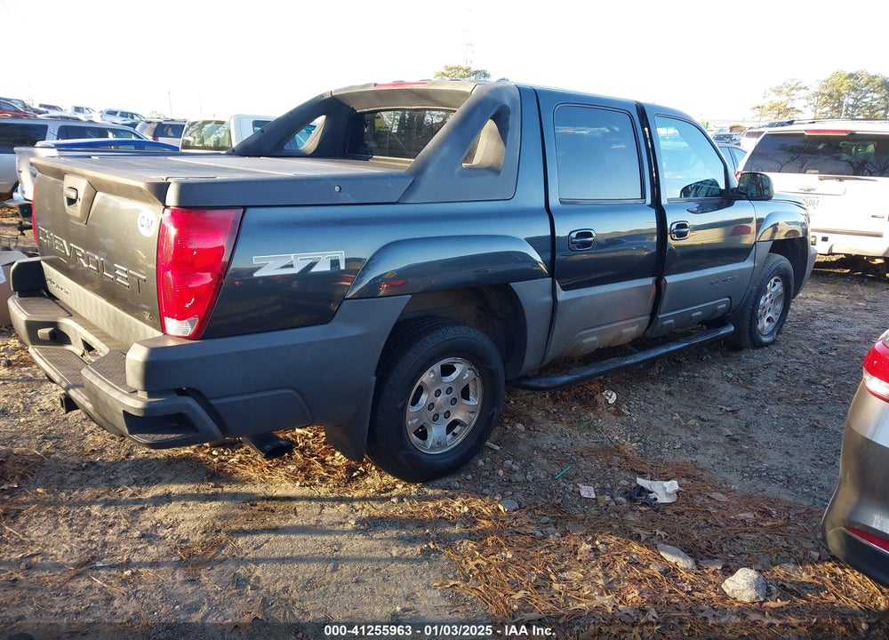2003 CHEVROLET AVALANCHE 1500 VIN: 3GNEK13T53G133517