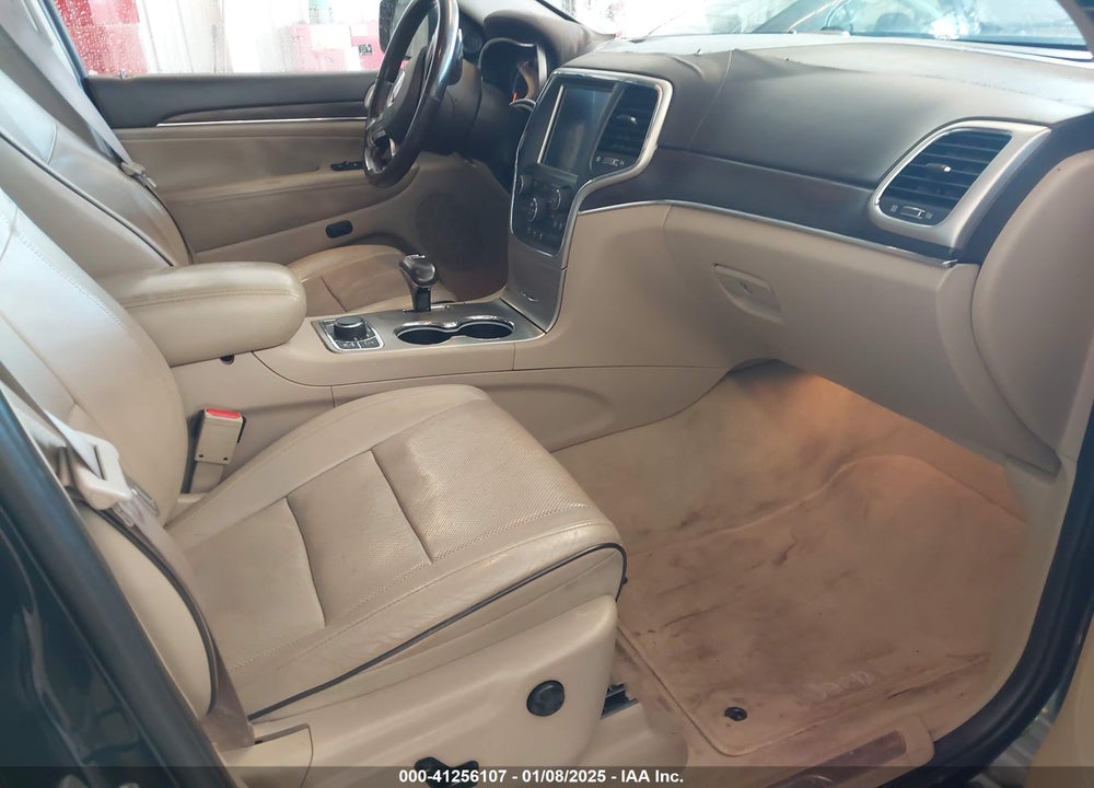 2014 JEEP GRAND CHEROKEE OVERLAND VIN: 1C4RJFCT7EC187319