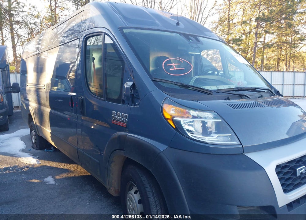 2021 RAM PROMASTER 3500 CARGO VAN HIGH ROOF 159 WB EXT VIN: 3C6MRVJG2ME549638