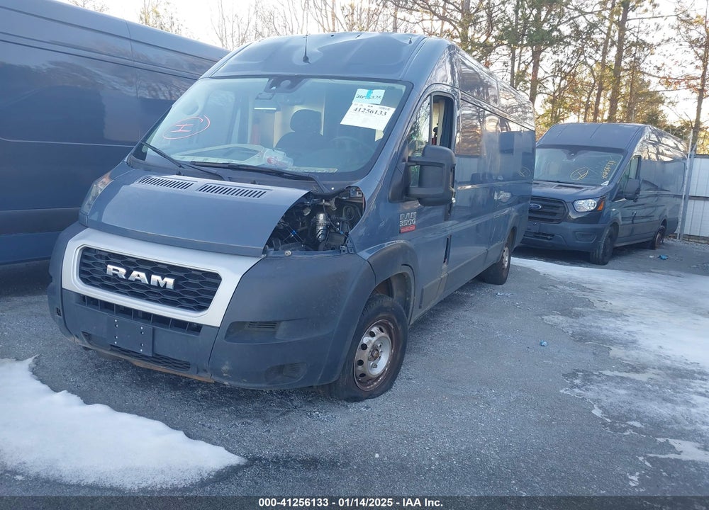 2021 RAM PROMASTER 3500 CARGO VAN HIGH ROOF 159 WB EXT VIN: 3C6MRVJG2ME549638