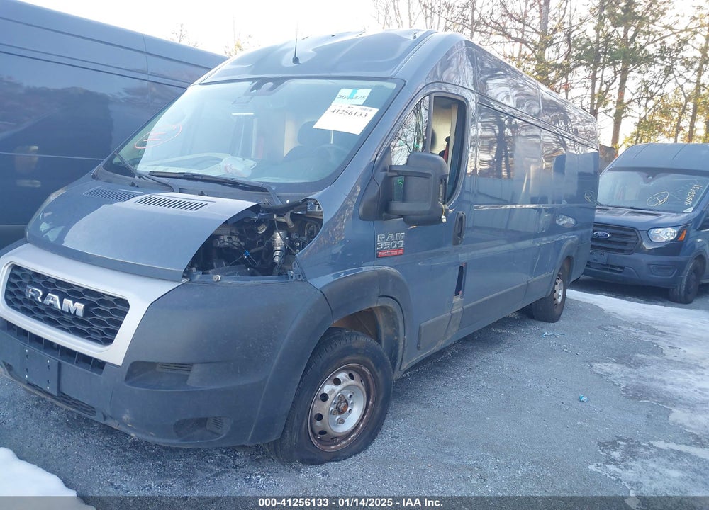 2021 RAM PROMASTER 3500 CARGO VAN HIGH ROOF 159 WB EXT VIN: 3C6MRVJG2ME549638