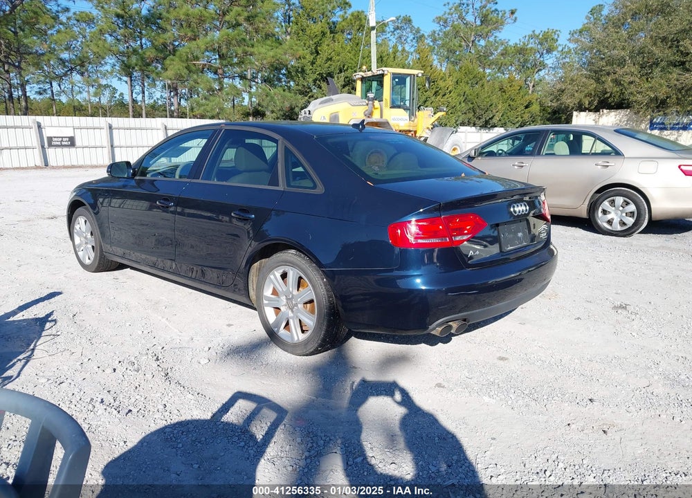 2011 AUDI A4 2.0T PREMIUM VIN: WAUBFAFL0BN057090