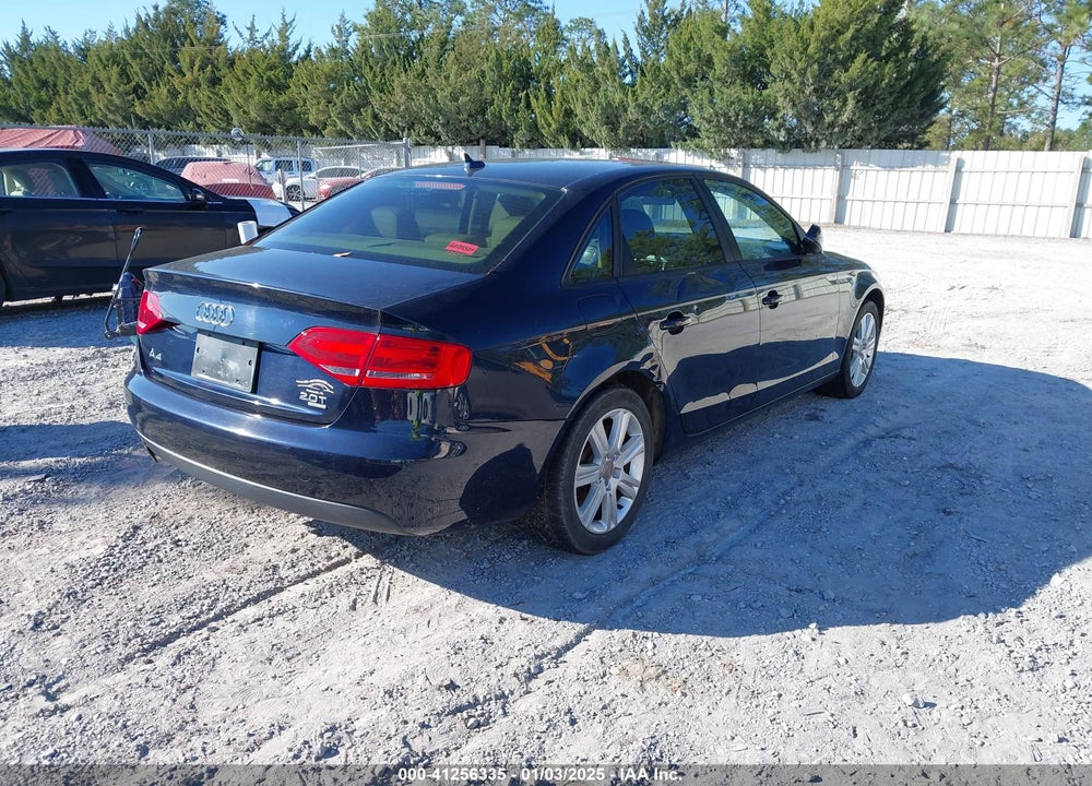 2011 AUDI A4 2.0T PREMIUM VIN: WAUBFAFL0BN057090