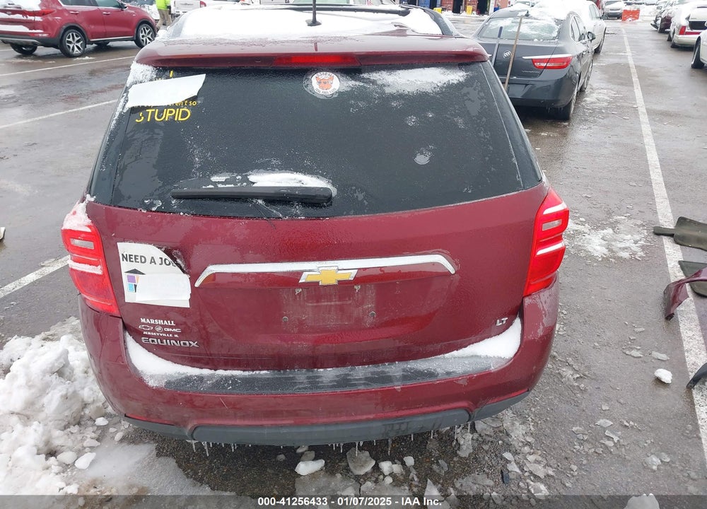 2017 CHEVROLET EQUINOX LT VIN: 2GNALCEK3H1606195