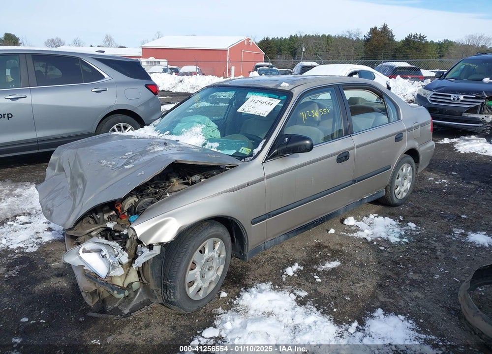 2000 HONDA CIVIC LX VIN: 1HGEJ6678YL052045