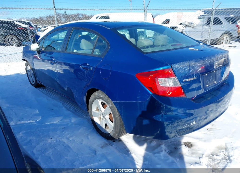 2012 HONDA CIVIC SDN VIN: 2HGFB2F53CH537515