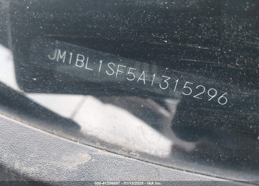 2010 MAZDA 3 VIN: JM1BL1SF5A1315296