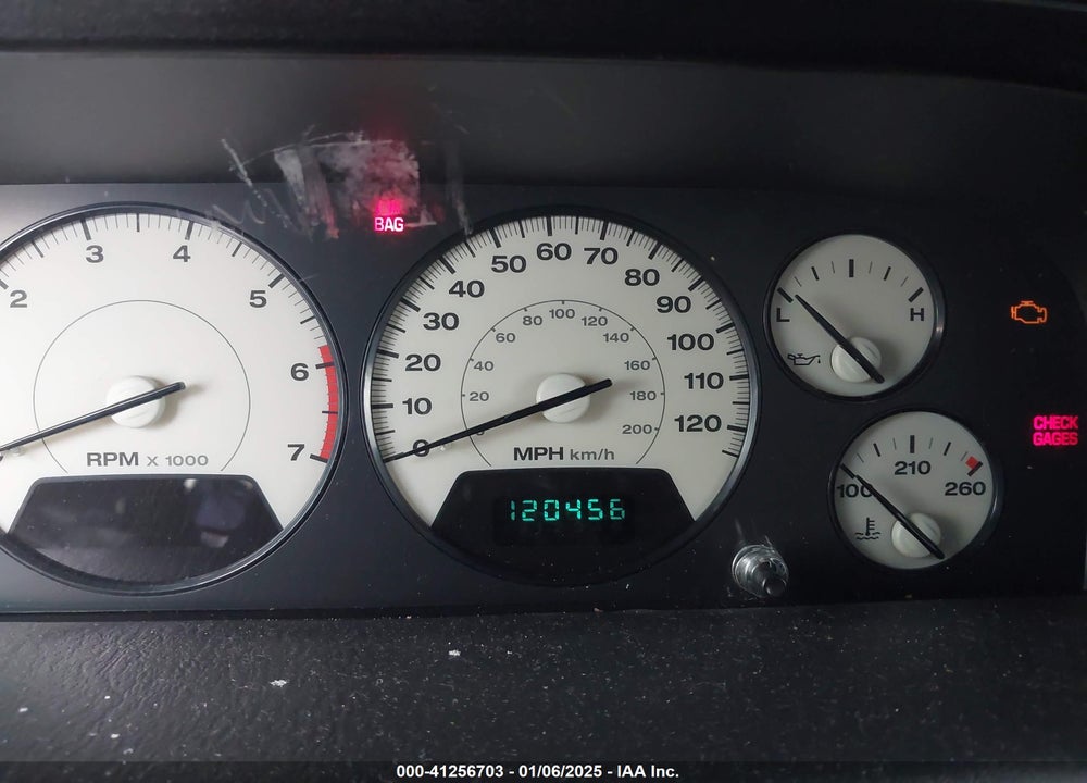 2003 JEEP GRAND CHEROKEE OVERLAND VIN: 1J8GW68JX3C607676