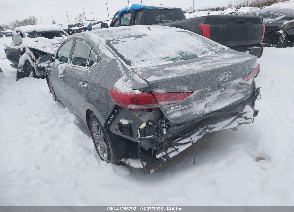 2018 HYUNDAI ELANTRA VIN: KMHD84LF7JU606130