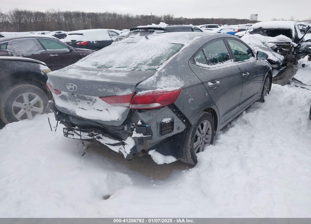 2018 HYUNDAI ELANTRA VIN: KMHD84LF7JU606130