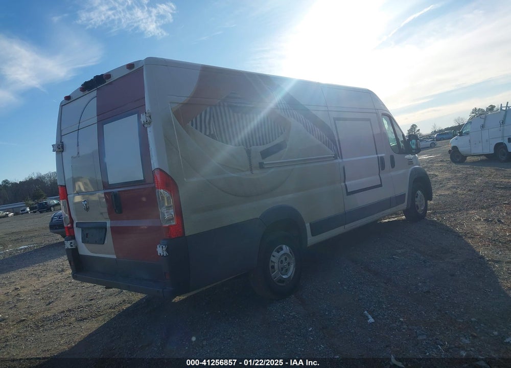 2018 RAM PROMASTER 3500 CARGO VAN HIGH ROOF 159 WB EXT VIN: 3C6URVJG3JE150894