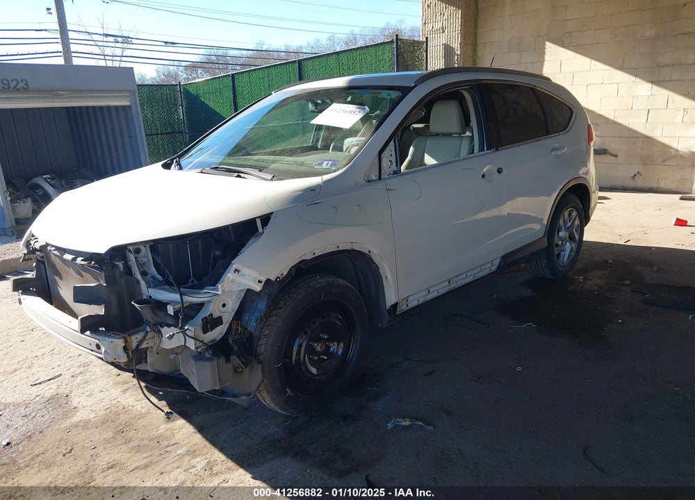 2015 HONDA CR-V EX-L VIN: 5J6RM4H77FL048875