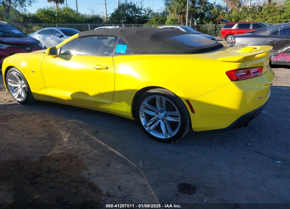 2017 CHEVROLET CAMARO 2LT VIN: 1G1FD3DX4H0133193