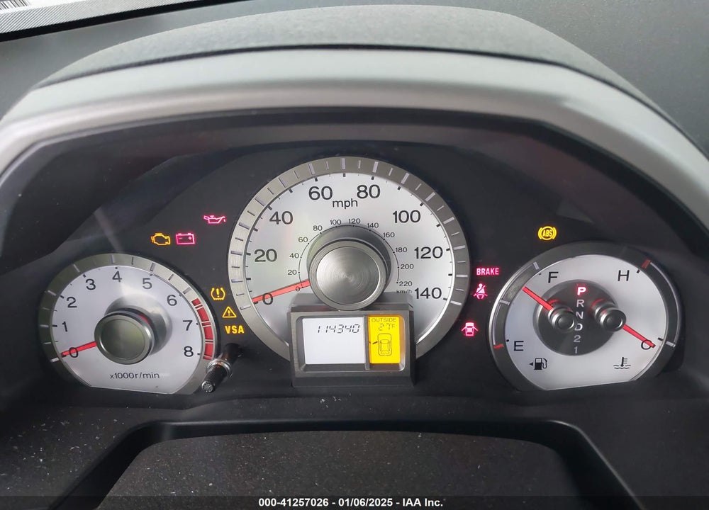 2011 HONDA PILOT EX-L VIN: 5FNYF4H5XBB026635